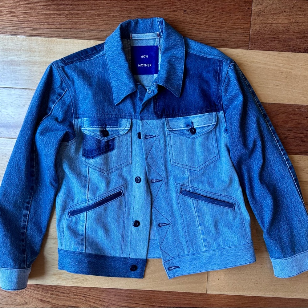 MOTHER Classic Blue Denim Jacket - Picture 2 of 7